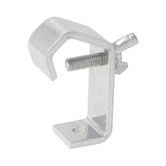 Doughty 18mm Light Duty Hook Clamp - Metal C-clamp with threaded screw and wingnut adjustment.