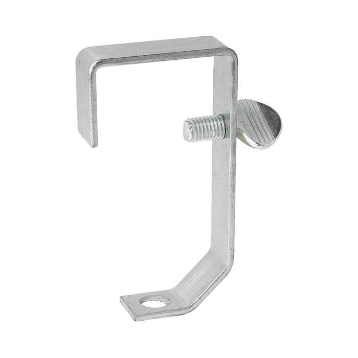 Doughty Hook Clamp 50mm Light Duty - Metal L-shaped bracket with adjustable screw clamp. - imagen 8