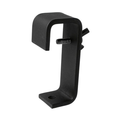 Doughty 50mm Heavy Duty Hook Clamps - Black metal bracket mount with adjustable screw.