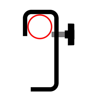 Doughty 50mm Heavy Duty Hook Clamps – second image