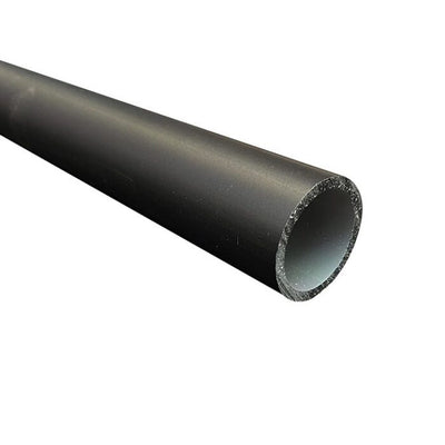 Doughty Aluminium Barrel-Black - Black plastic pipe, hollow, durable construction material