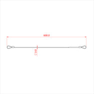 Doughty Safety Bonds 5kg-100kg – A wide range of safety bonds is made of black steel wire rope. It comes in different ends such as soft loop, hard eye and hook and different safe working loads – Now available at MTN Shop UK.