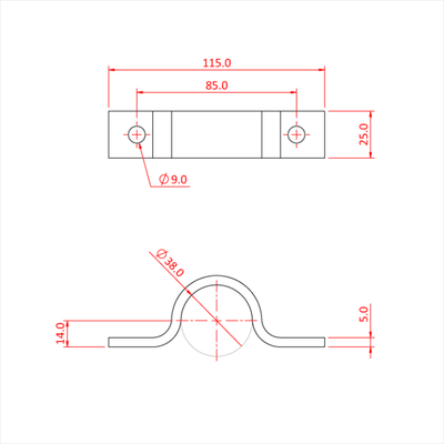 Doughty Saddle Clamp 38mm – second image