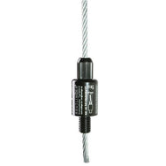 Doughty 66SV II M16 Male - Reutlinger tension wire rope adjuster with black body.