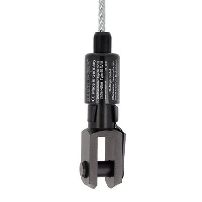 Doughty 66SV III with Fork - Reutlinger cable holder, type 66SVIII, black finish.