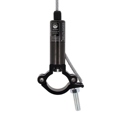 Doughty 66SV III ZW with Clamp - Heavy-duty cable suspension clamp with bolt attachment.