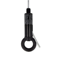 Doughty 66SV III with Ring-Side Exit Wire - Reutlinger cable suspension system with black steel fitting.