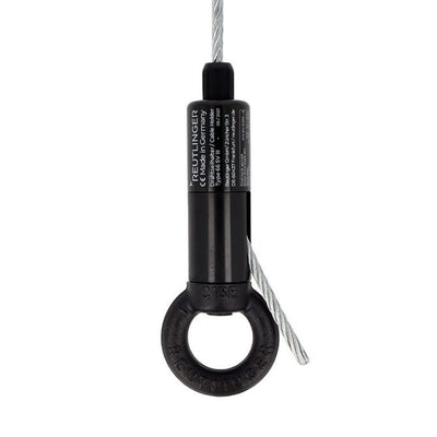 Doughty 66SV III with Ring-Side Exit Wire - Reutlinger cable suspension system with black steel fitting.