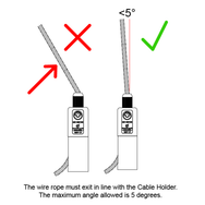 Doughty 66SV III with Ring-Side Exit Wire - Cable holder with correct wire exit angle. - imagen 3