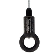 Doughty 80SV III with Ring - Reutlinger cable holder, black, heavy-duty ring clamp.