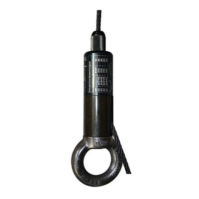 Doughty Engineering - Doughty 80SV III with Ring-Side Exit Wire - Industrial lifting eye bolt with cable attachment.