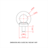 Doughty M8 Eye Bolts – A Steel Eye with male thread and zinc plated finish. SWL: 140kg or 150kg. Option with Larger Eye is available. – Now available at MTN Shop UK.
