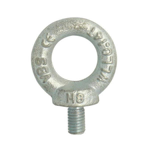 Doughty M8 Eye Bolts – A Steel Eye with male thread and zinc plated finish. SWL: 140kg or 150kg. Option with Larger Eye is available. – Now available at MTN Shop UK.