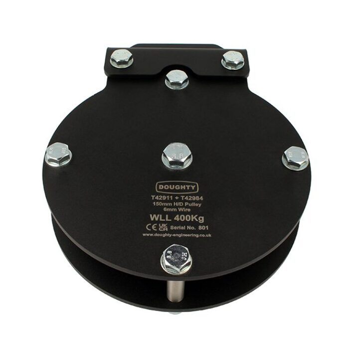 Doughty Heavy Duty Awning Profiles - Doughty 150mm HD Pulley, 400kg WLL Capacity - imagen 8