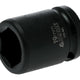 Teng Impact Socket Hexagon 6-Point 1/2in Drive 19mm