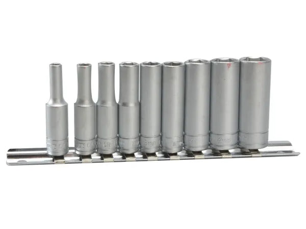 Teng M1407 Deep Socket Clip Rail Set of 10 Metric 1/4in Drive – – Now available at MTN Shop UK.