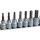 Teng M3812 Socket Clip Rail Hex Socket Metric 3/8in Drive