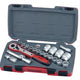 Teng T1221 Socket Set of 21 Metric 1/2in Drive