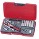 Teng T1435AF Socket Set of 35 A/F 1/4in Drive