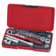 Teng T3834 Socket & Bit Set of 34 Metric 3/8in Drive