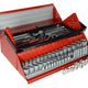Teng TC187 Mega Rosso Tool Kit Set of 187 1/4 3/8 & 1/2in