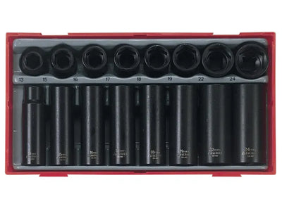 Teng TT9116 Regular/Deep Impact Socket Set, 16 Piece- 1/2in Drive – – Now available at MTN Shop UK.