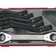 Teng TTRORS Metric Ratchet Ring Spanner Set, 6 Piece