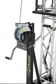 Kuzar K-10 truss tower lift non-slip adjustable outrigger leveling foot - imagen 5