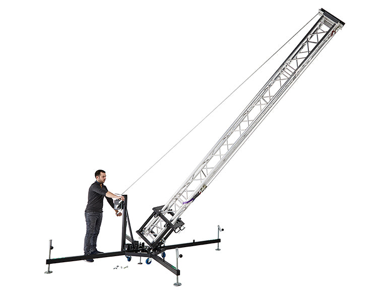 Top pulleys head section of the Kuzar K-10 truss tower lift - imagen 4