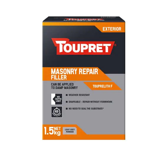 Toupret Exterior Masonry Repair Filler 1.5kg – – Now available at MTN Shop UK.