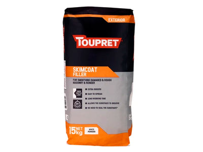 Toupret Exterior Skimcoat Filler 15kg – – Now available at MTN Shop UK.