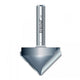 Trend  11/3 x 1/2 TCT V-Groove Cutter 45° 9.2 x 19.1mm