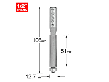 Trend  46/23 x 1/2 TCT 90° Template Profiler 12.7 x 50mm - imagen 2