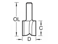 Trend 5/1 x 1/4 TCT Hinge Recessor 12.7 x 19mm – – Now available at MTN Shop UK. - imagen 2