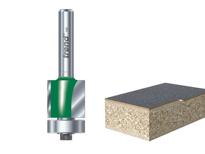 Trend  C115 x 1/4 TCT 90° Bearing Guided Trimmer Cutter 9.5 x 12.7mm
