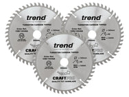 Trend  CraftPro Plunge Saw Blade 160 x 20mm x 48T (Pack 3)