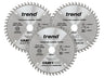 Trend  CraftPro Plunge Saw Blade 160 x 20mm x 48T (Pack 3)