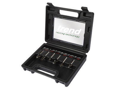 Trend  1/4in TCT Router Cutter Set, 6 Piece