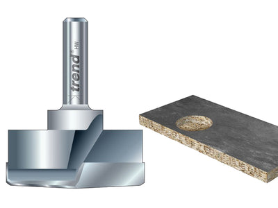 Trend  T421/35 x 1/4 TCT Hinge Sinking Bit 35mm Diameter
