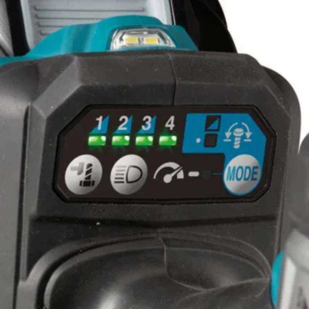 Makita - Makita TW001GZ01 XGT 40Vmax BL Impact Wrench 40V Bare Unit + Case - Power tool control panel with mode settings indicators. - imagen 4