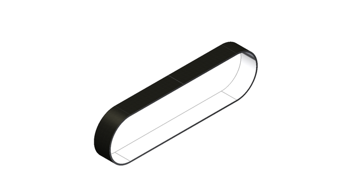 hyCLEANER® Driving pad neoprene 1980 mm for solarROBOT pro