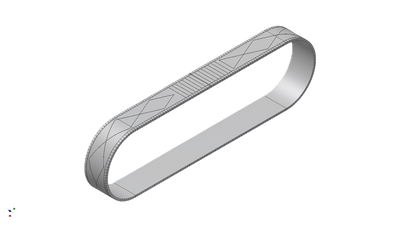 Silver metal belt buckle on a white background