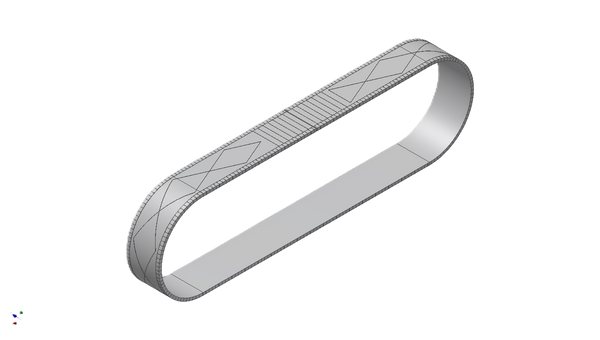 Silver metal belt buckle on a white background