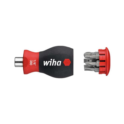 Wiha Magnetic SoftFinish® Stubby Screwdriver with Bit Magazine (SL, PH) – – Now available at MTN Shop UK.