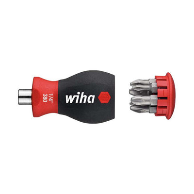 Wiha Magnetic SoftFinish® Stubby Screwdriver with Bit Magazine (PH, PZ) – – Now available at MTN Shop UK.