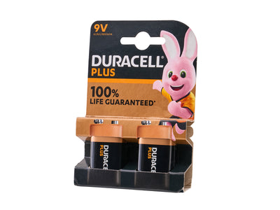 Duracell - Duracell 9V Battery Twin Pack - Duracell Plus 9V batteries, pack of two.