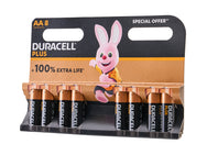Duracell - Duracell AA Battery Pack (8 Pack) - Duracell Plus AA batteries, pack of eight, extra life.