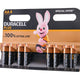 Duracell AA Battery Pack, 12 Packs of 8