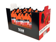 Scan - Scan Thermal Latex Dipped Gloves (3 Pairs) - Orange safety gloves with black textured palms. Pack of 16. - imagen 2
