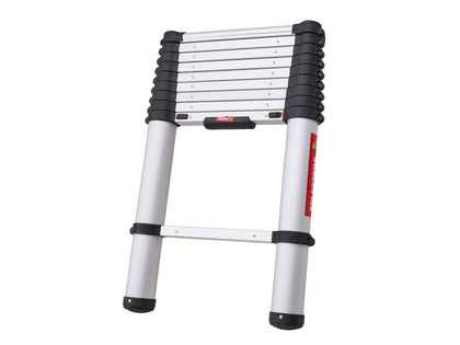 Telesteps - Telesteps 3m Telescopic Ladder - Telescopic aluminum ladder with extendable rungs, compact design.